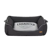 CAMA PARA PET M 65 CM X 55 CM EXHAUSTED - KONKRET/CINZA - Foto 1