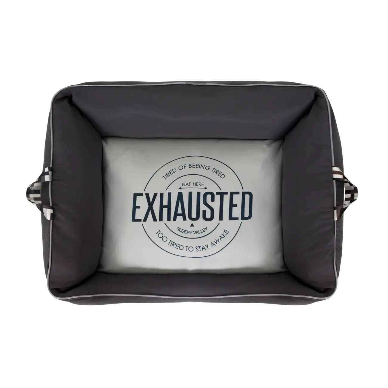 CAMA PARA PET M 65 CM X 55 CM EXHAUSTED - KONKRET/CINZA - Foto 3