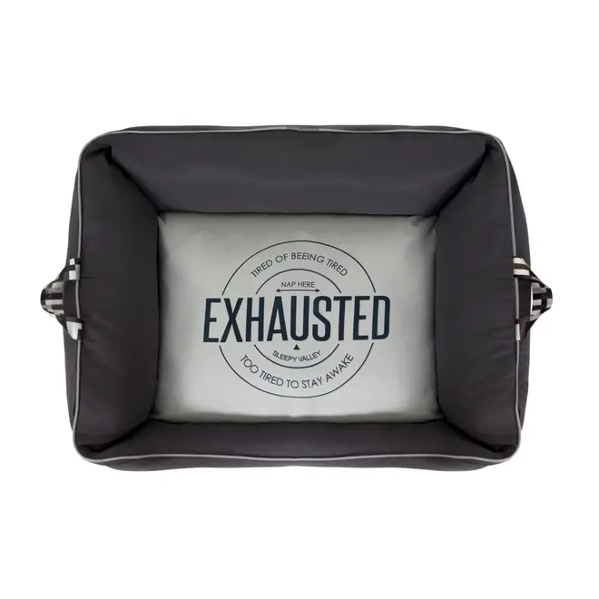 CAMA PARA PET M 65 CM X 55 CM EXHAUSTED - KONKRET/CINZA - Foto 3