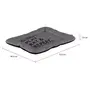 COLCHONETE PARA PET G 70 CM X 60 CM SLEEP, PLAY, EAT & REPEAT - CINZA/PRETO - Foto 2
