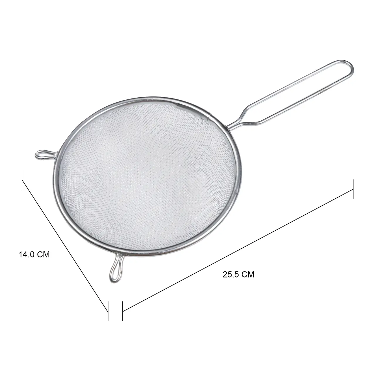 PENEIRA 14 CM HANDLING - ZINCO - Foto 3