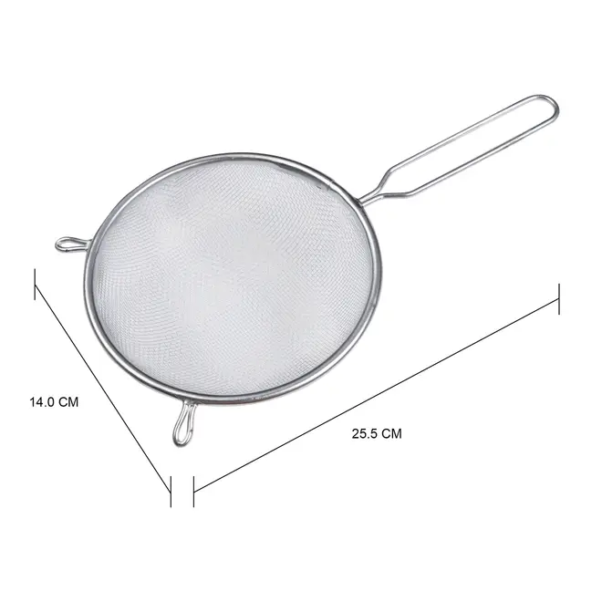 PENEIRA 14 CM HANDLING - ZINCO - Foto 3