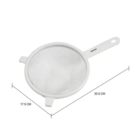 Imagem com medidas do produto PENEIRA 18 CM BASICALLY
