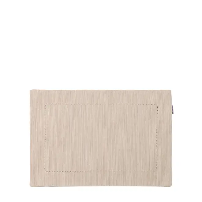 LUGAR AMERICANO TECIDO 48 CM X 33 CM NONA - NATURAL - Foto 1