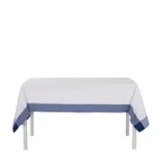 TOALHA DE MESA 1,40 M X 2,20 M MANGIAMO - AZUL/BRANCO - Foto 2
