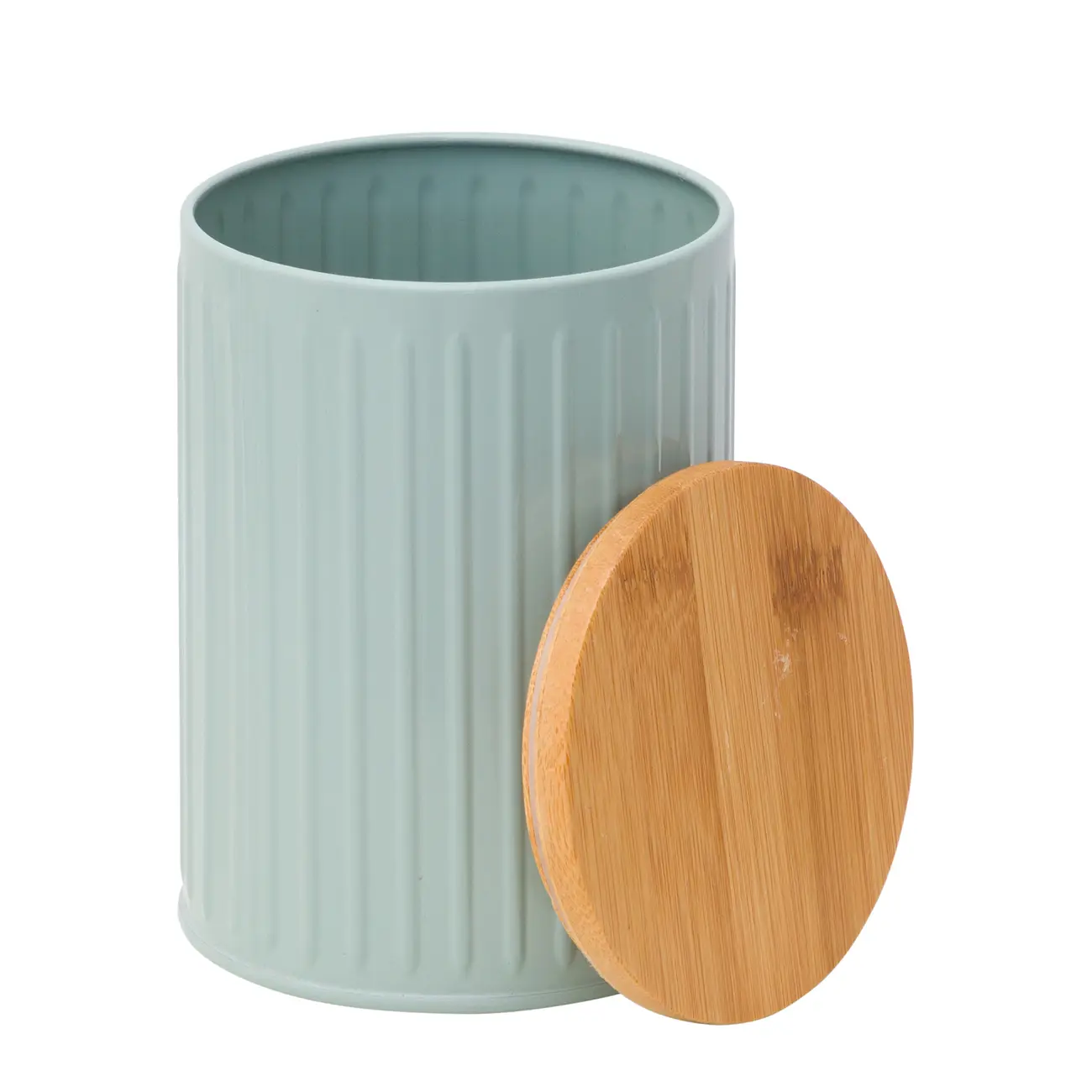 POTE HERMÉTICO 1,2 L BAMBUMIX - SÁLVIA/NATURAL - Foto 2