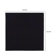 GUARDANAPO TC 40 CM X 40 CM COM 4 KIM COLOR - PRETO - Foto 7