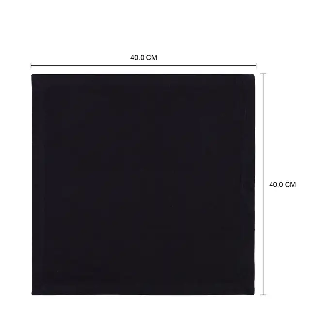 GUARDANAPO TC 40 CM X 40 CM COM 4 KIM COLOR - PRETO - Foto 7