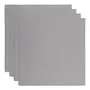 CINZA PROVENCE - GUARDANAPO TC 40 CM X 40 CM COM 4 KIM COLOR