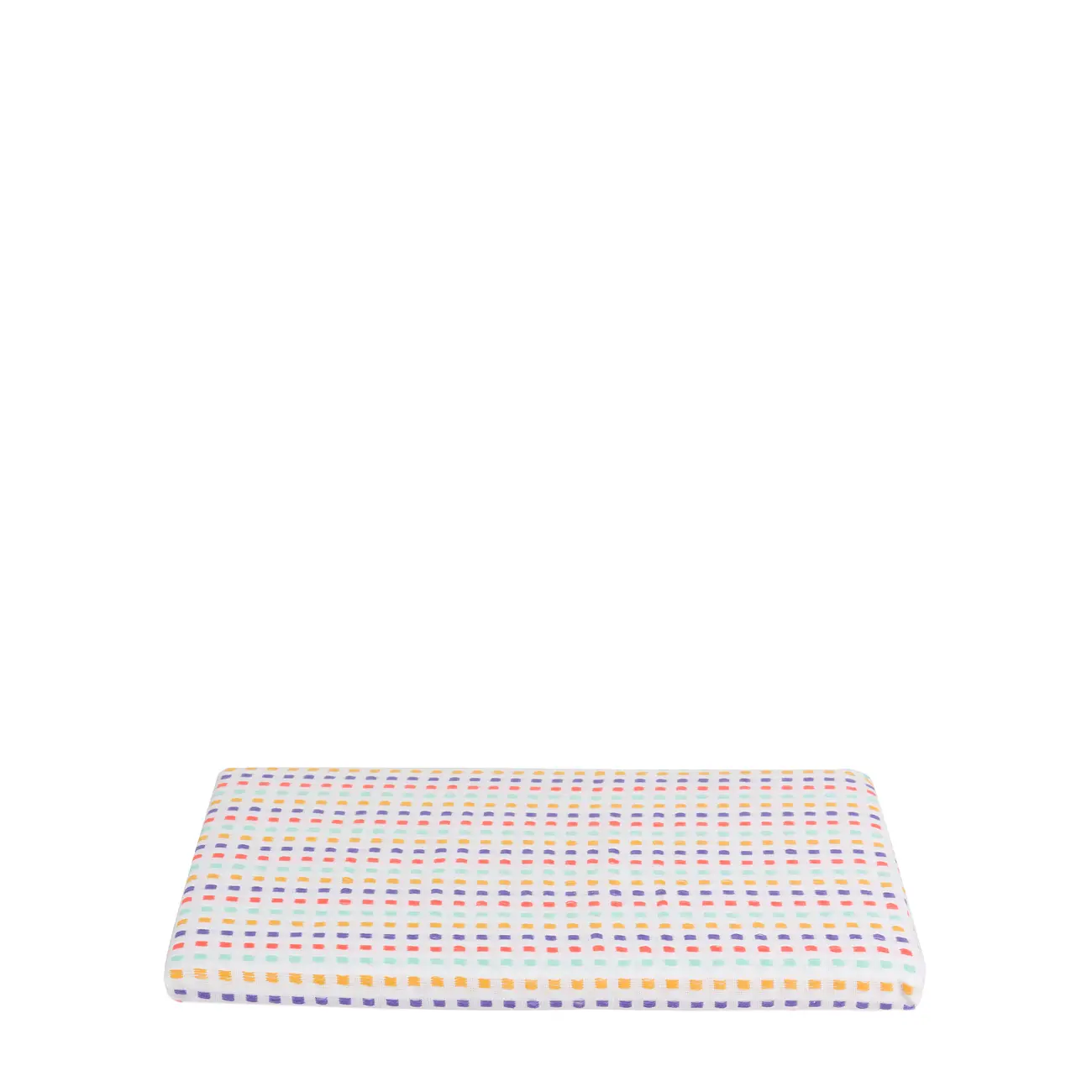 TOALHA DE MESA 1,40 M X 2,20 M PIC UP - BRANCO/CORES CALEIDOCOLOR - Foto 1