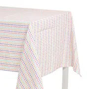 TOALHA DE MESA 1,40 M X 2,20 M PIC UP - BRANCO/CORES CALEIDOCOLOR - Foto 3
