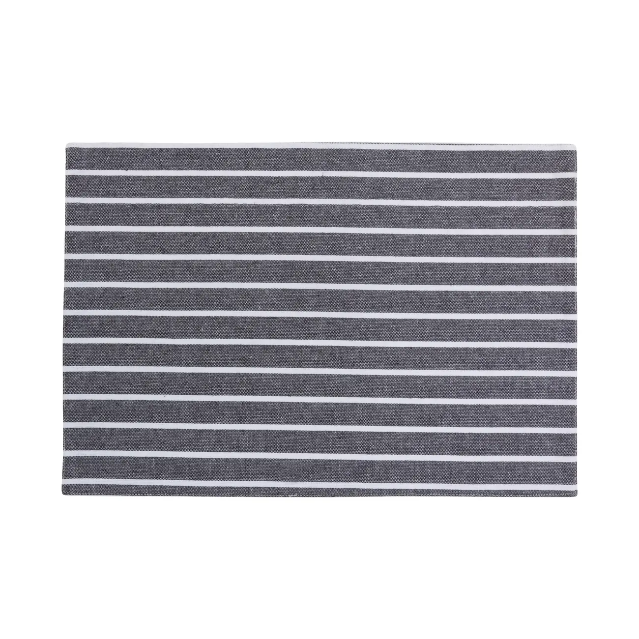 LUGAR AMERICANO TECIDO 48 CM X 33 CM RISQUIX - PRETO/BRANCO - Foto 1
