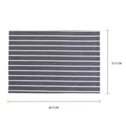 LUGAR AMERICANO TECIDO 48 CM X 33 CM RISQUIX - PRETO/BRANCO - Foto 5