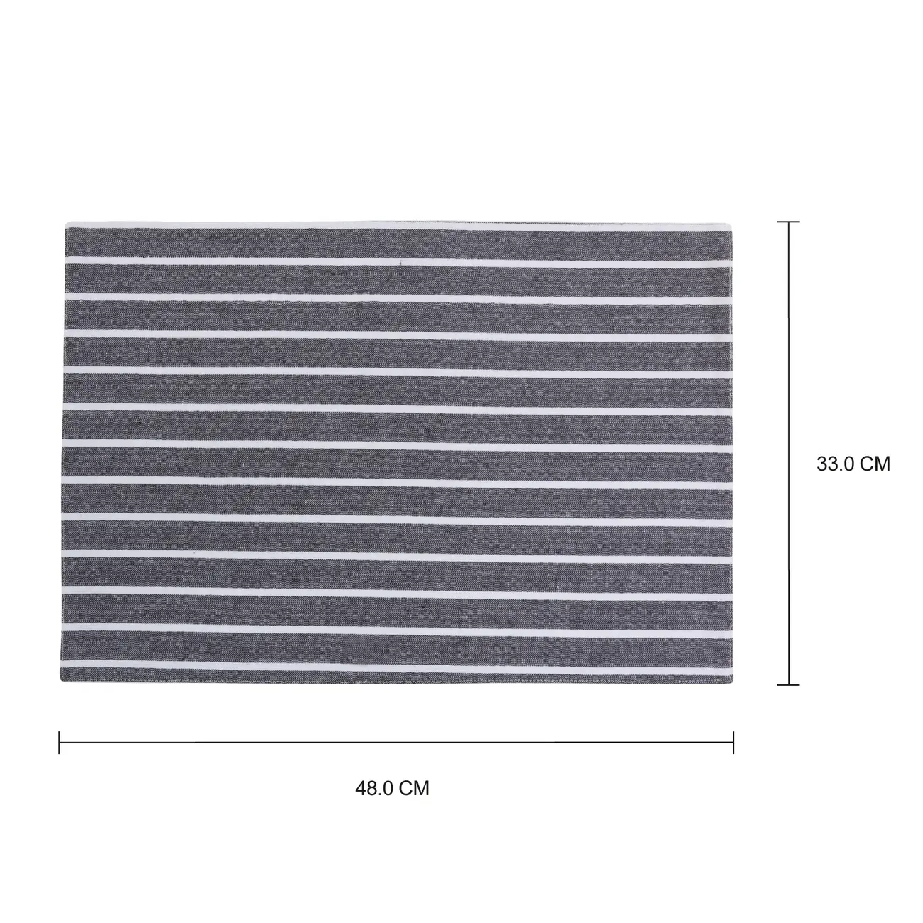 LUGAR AMERICANO TECIDO 48 CM X 33 CM RISQUIX - PRETO/BRANCO - Foto 5