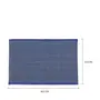 LUGAR AMERICANO 48 CM X 33 CM CONJUNTO COM 4 PEÇAS FURNAS - AZUL/BRANCO - Foto 7
