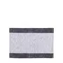 LUGAR AMERICANO 48 CM X 33 CM COM 4 VICKY - PRETO/BRANCO - Foto 1