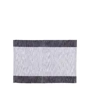 LUGAR AMERICANO 48 CM X 33 CM COM 4 VICKY - PRETO/BRANCO - Foto 1