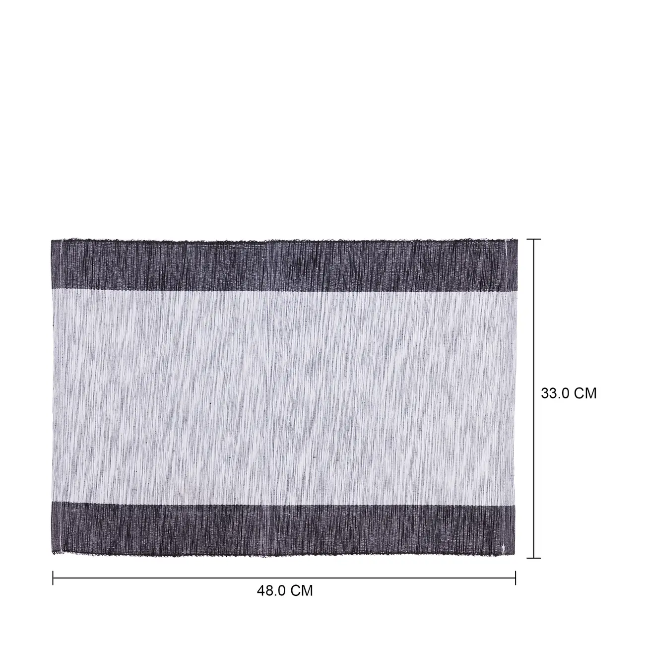 LUGAR AMERICANO 48 CM X 33 CM COM 4 VICKY - PRETO/BRANCO - Foto 5