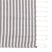 PANO DE PRATO 70 CM X 40 CM TOMÉ - CINZA/BRANCO - Foto 2