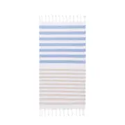 PANO DE PRATO 70 CM X 40 CM SCARLAT - AZUL CLARO/BRANCO - Foto 1