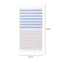 PANO DE PRATO 70 CM X 40 CM SCARLAT - AZUL CLARO/BRANCO - Foto 3