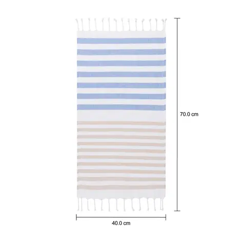 Imagem com medidas do produto PANO DE PRATO 70 CM X 40 CM SCARLAT