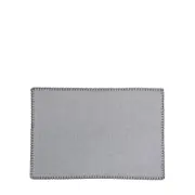 LUGAR AMERICANO TECIDO 48 CM X 33 CM OUI - CINZA CLARO - Foto 1