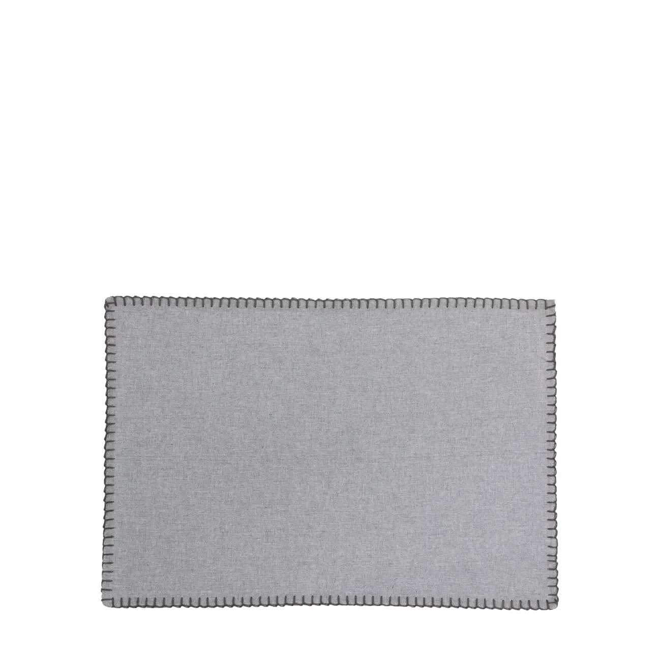 LUGAR AMERICANO TECIDO 48 CM X 33 CM OUI - CINZA CLARO - Foto 1