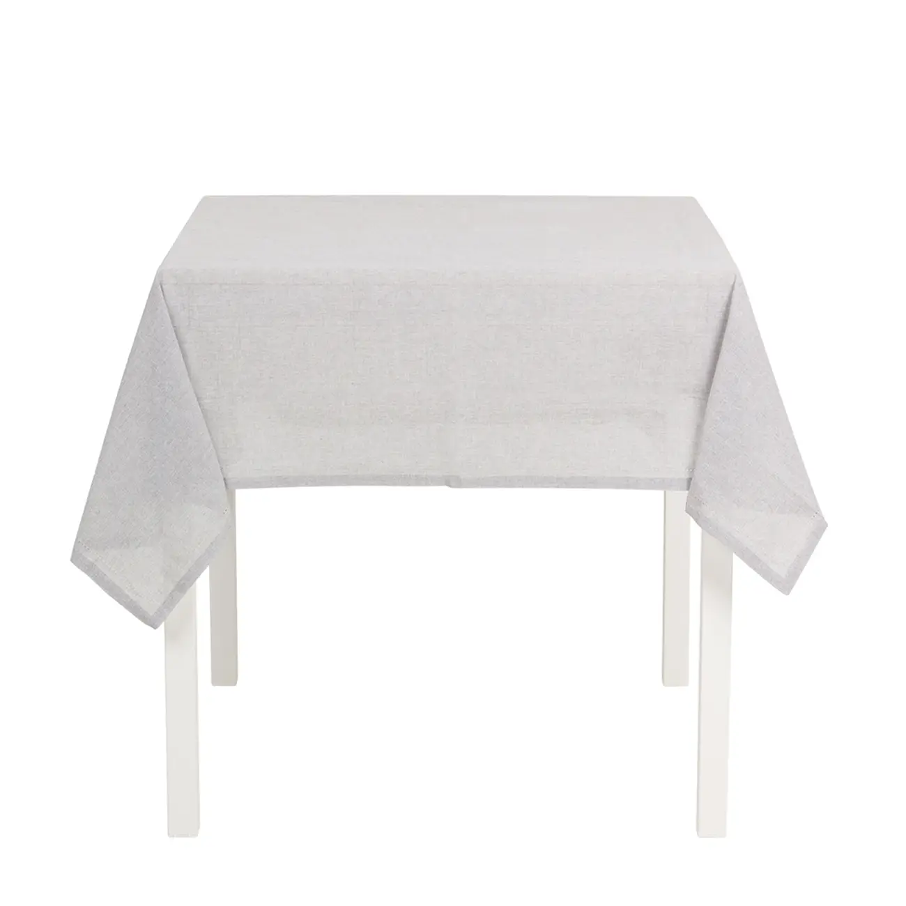 TOALHA DE MESA 1,40 M X 1,40 M MATTE - CINZA CLARO - Foto 2