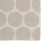 LUGAR AMERICANO TECIDO 33 CM X 48 CM POPINS - CAMELO/BRANCO - Foto 2