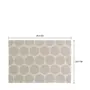 LUGAR AMERICANO TECIDO 33 CM X 48 CM POPINS - CAMELO/BRANCO - Foto 5
