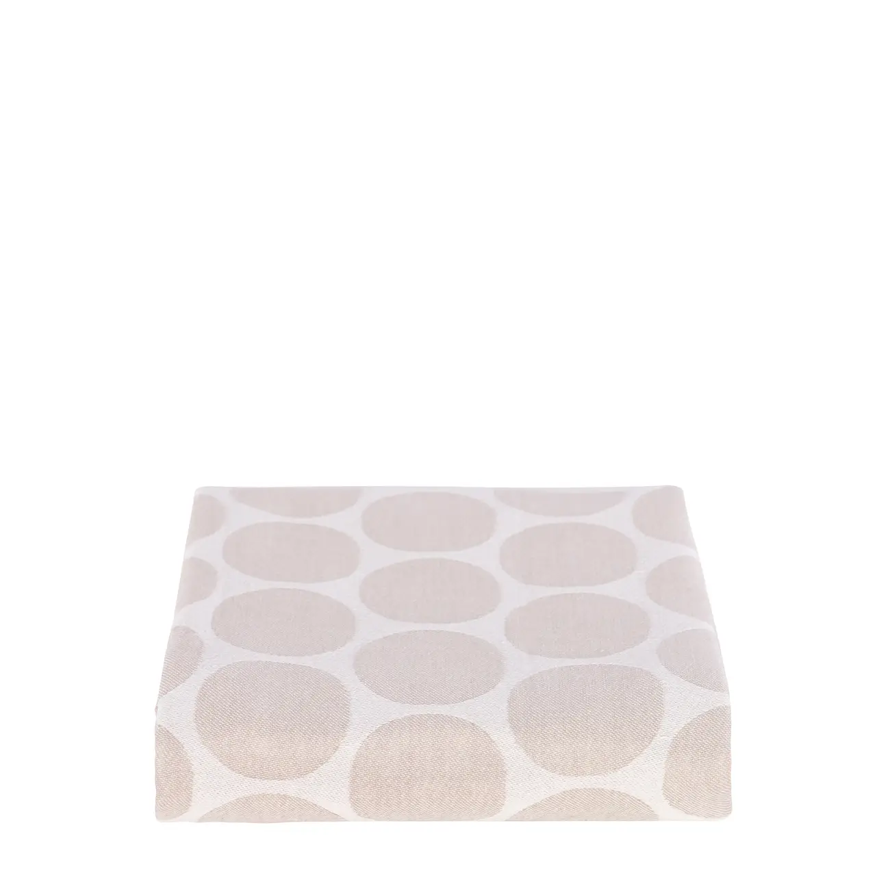 TOALHA DE MESA 1,40 M X 2,20 M POPINS - CAMELO/BRANCO - Foto 1