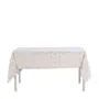 TOALHA DE MESA 1,40 M X 2,20 M POPINS - CAMELO/BRANCO - Foto 2