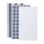 BRANCO/PRETO - PANO DE PRATO 40 CM X 70 CM COM 3 DAFNE