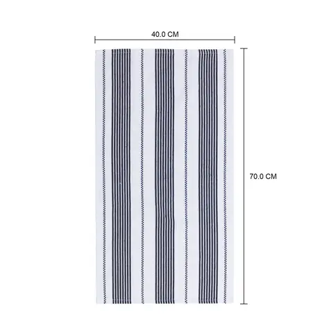 Imagem com medidas do produto PANO DE PRATO 40 CM X 70 CM COM 3 DAFNE