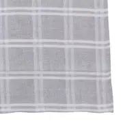 PANO DE PRATO 40 CM X 70 CM COM 3 DAFNE - BRANCO/CINZA - Foto 2