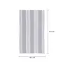 PANO DE PRATO 40 CM X 70 CM COM 3 DAFNE - BRANCO/CINZA - Foto 10