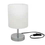 LUMINÁRIA DE MESA BRIGHTEN - CROMADO/BRANCO - Foto 1