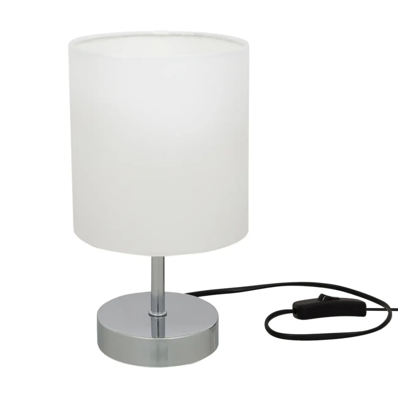 LUMINÁRIA DE MESA BRIGHTEN - CROMADO/BRANCO - Foto 1