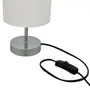 LUMINÁRIA DE MESA BRIGHTEN - CROMADO/BRANCO - Foto 4