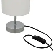LUMINÁRIA DE MESA BRIGHTEN - CROMADO/BRANCO - Foto 4