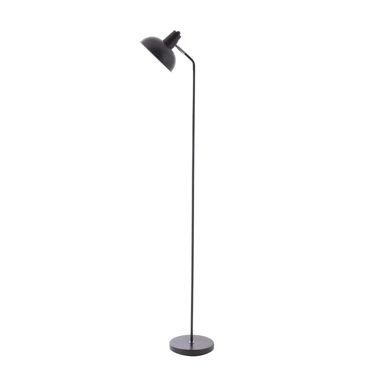 LUMINÁRIA DE CHÃO GALPÓN - PRETO/CROMADO - Foto 1