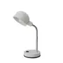 LUMINÁRIA DE MESA HELMET - BRANCO/CROMADO - Foto 1