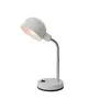 LUMINÁRIA DE MESA HELMET - BRANCO/CROMADO - Foto 3