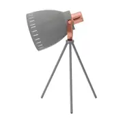LUMINÁRIA DE MESA LUMITRIX - CINZA/COBRE - Foto 1