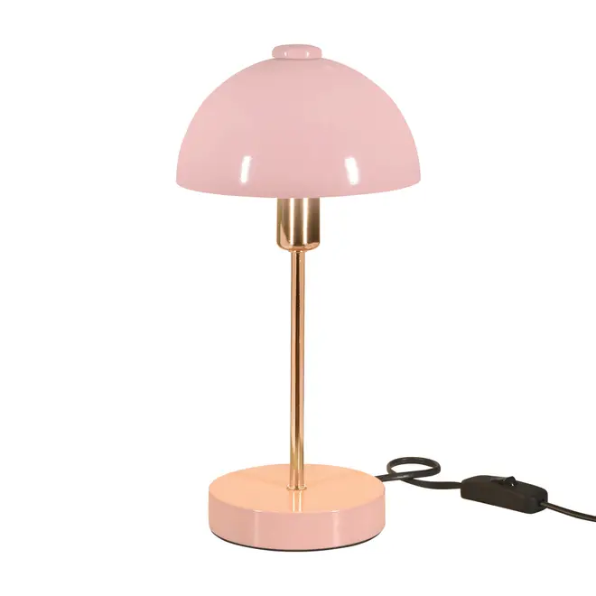 LUMINÁRIA DE MESA COGUM - QUARTZO ROSA/COBRE - Foto 2