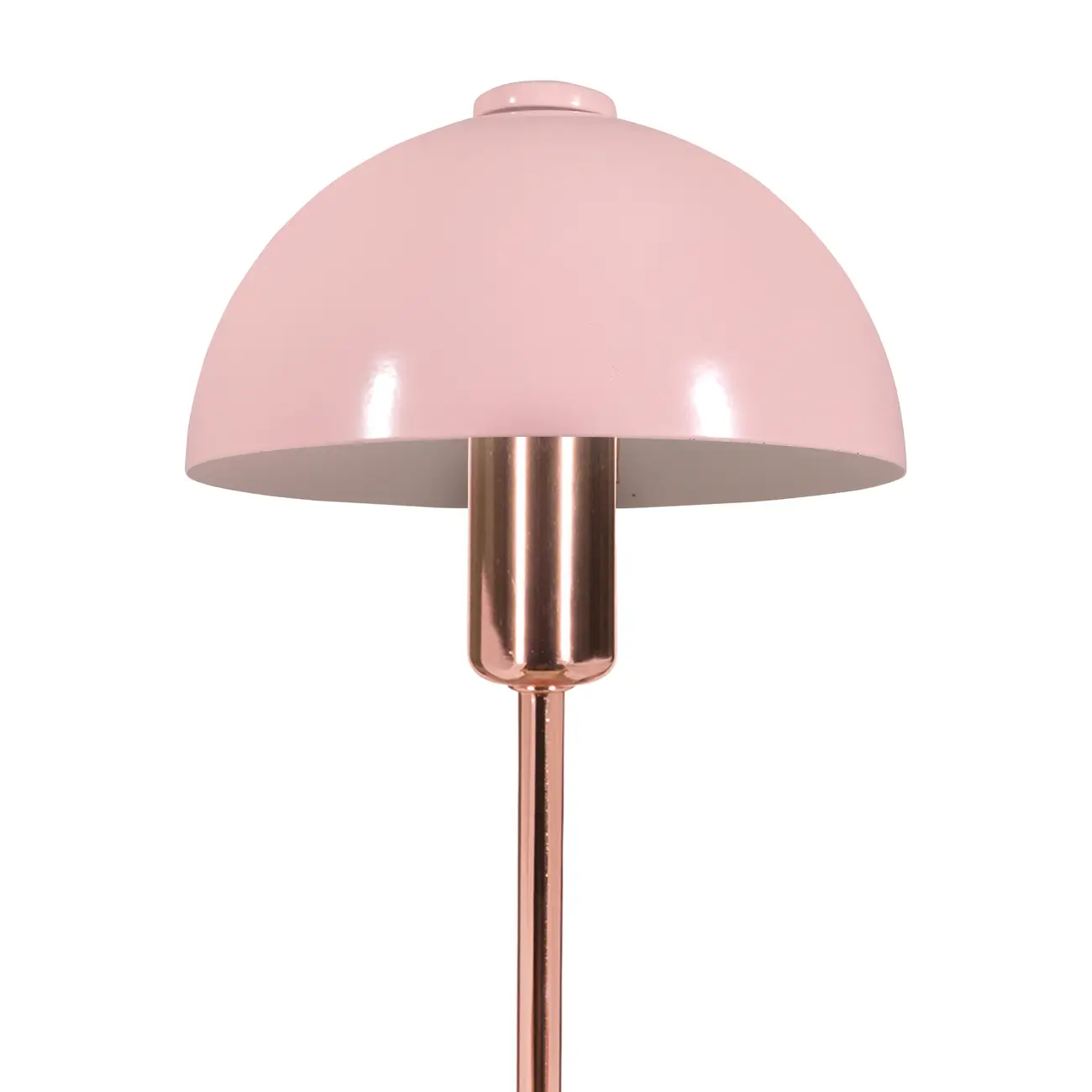 LUMINÁRIA DE MESA COGUM - QUARTZO ROSA/COBRE - Foto 4