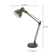 LUMINÁRIA DE MESA HOIST - VERDE - Foto 4