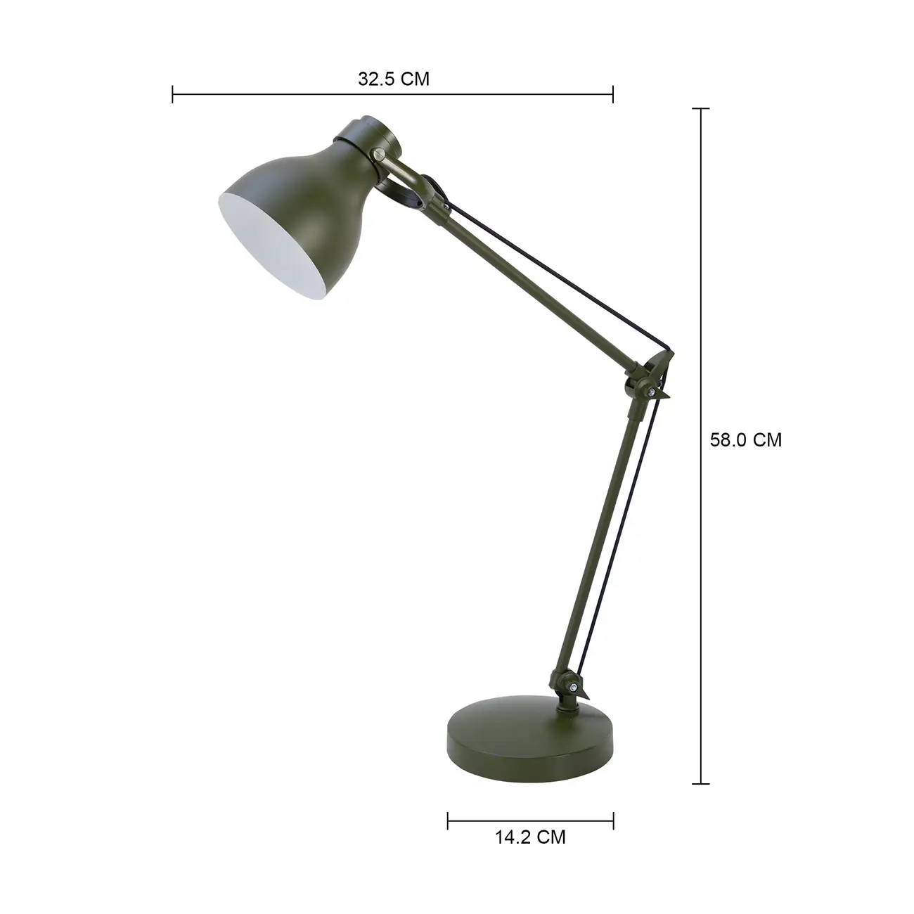 LUMINÁRIA DE MESA HOIST - VERDE - Foto 4