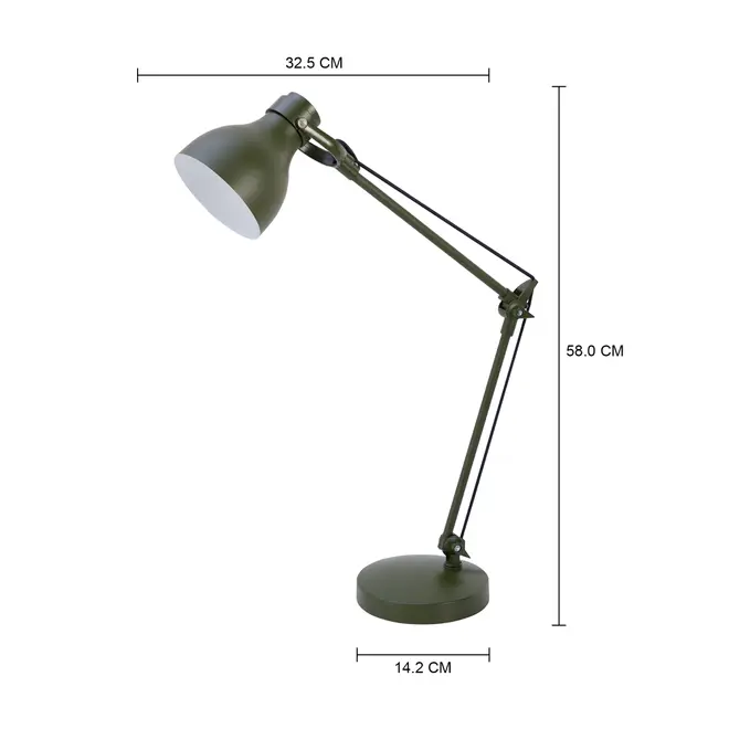 LUMINÁRIA DE MESA HOIST - VERDE - Foto 4